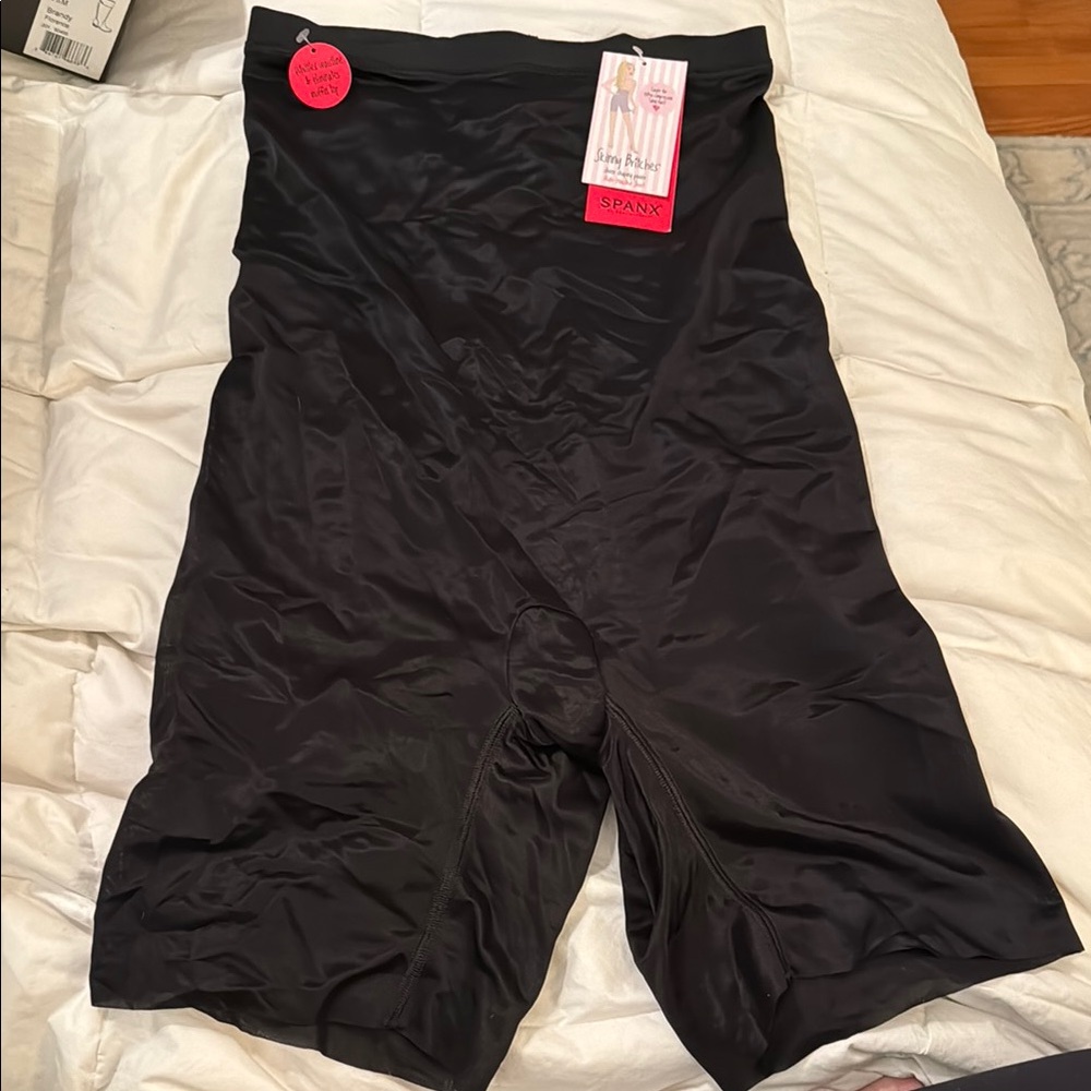 Spanx Black Shapewear Shorts- skinny britches